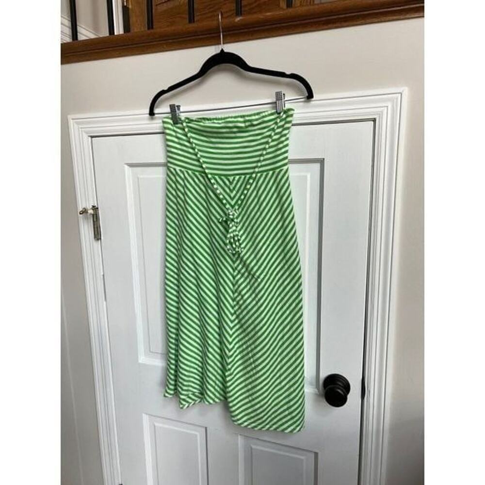 Lilly Pulitzer stripe green halter dress size small